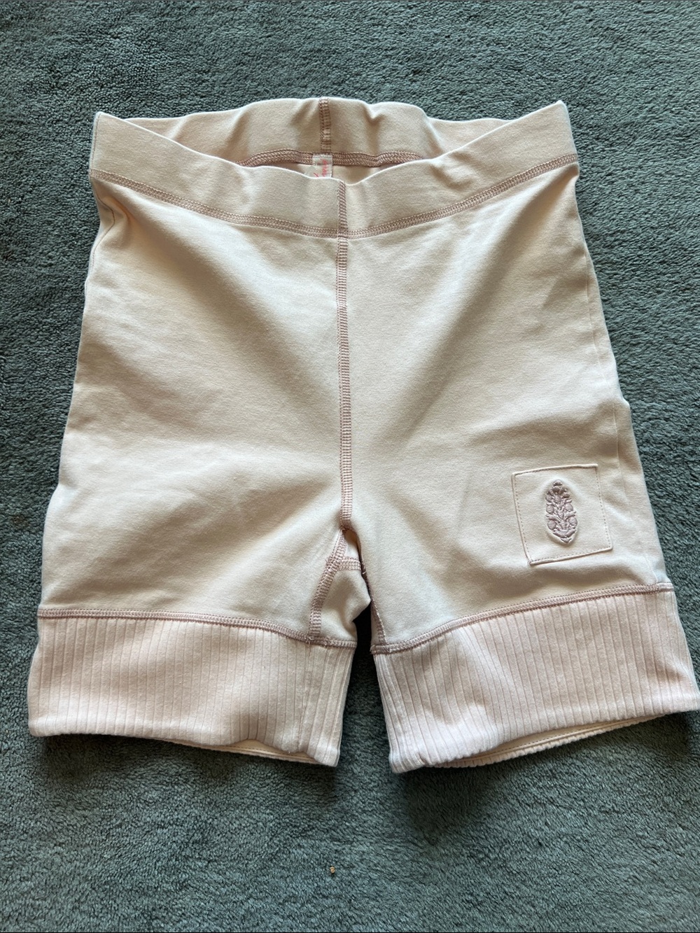 Free People Movement light peach/pink shorts